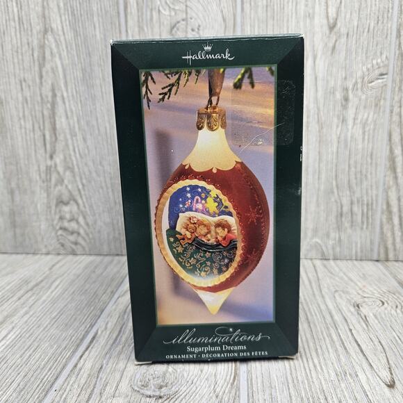 Hallmark Illuminations Sugarplum Dreams Light Up Christmas Ornament Decoration B - Picture 6 of 8